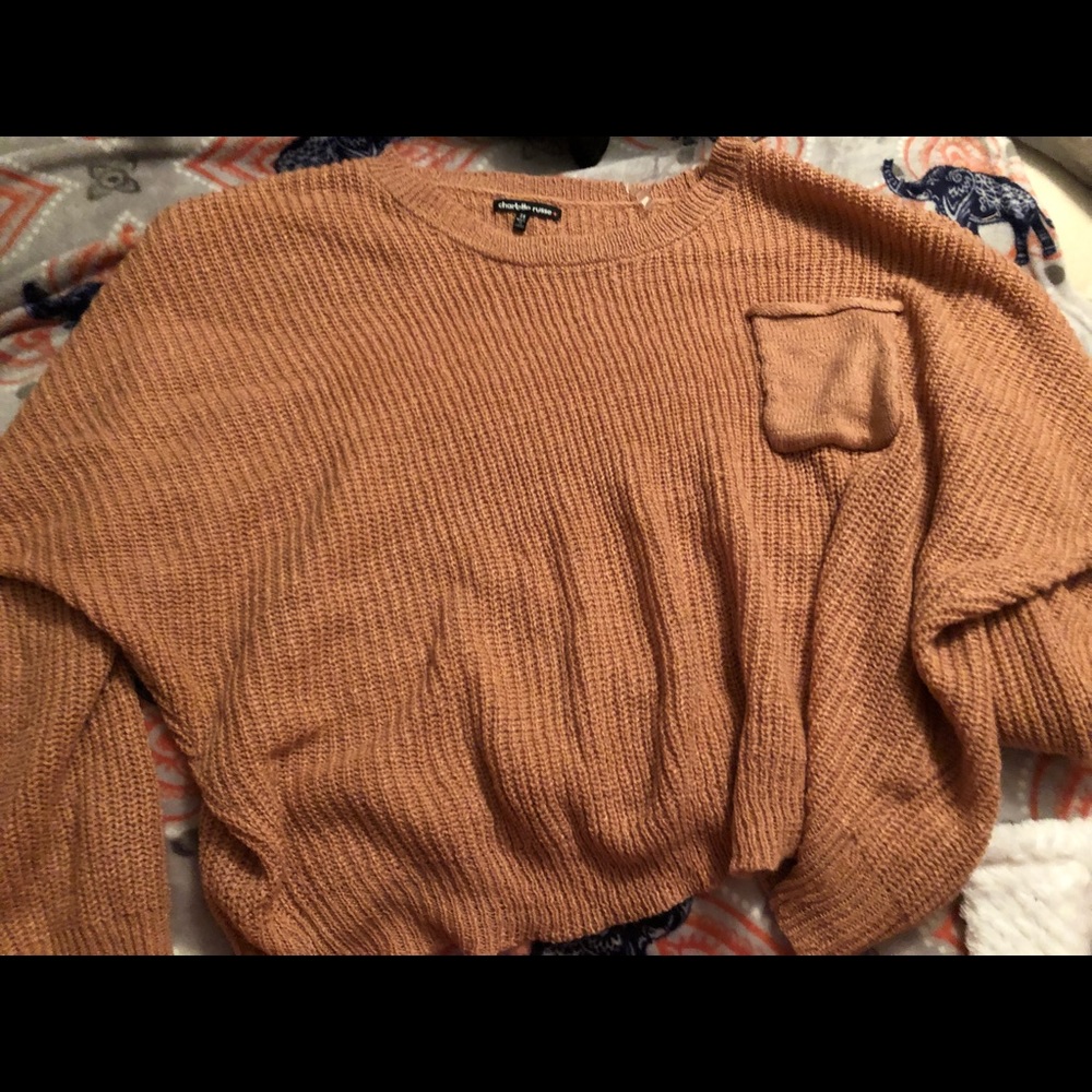 Nice over sized but short sweater